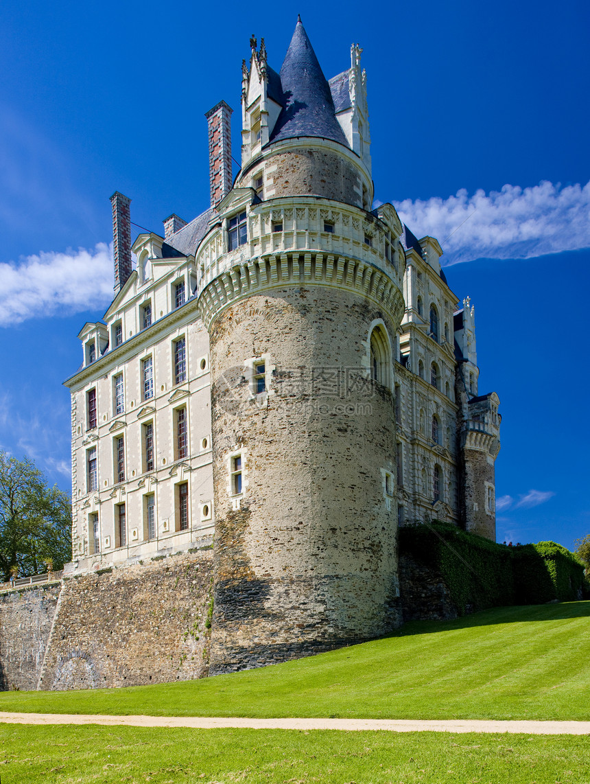 法国布利萨克昆茨城堡 法国卢瓦尔景点宫殿位置旅行外观建筑物历史纪念碑建筑世界图片