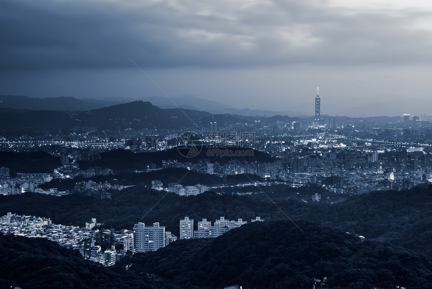 台北市风景地标市中心几何学建筑学天际构造城市戏剧性首都住宅图片