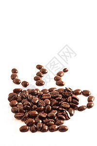 咖啡豆咖啡店棕色咖啡黑色兴奋剂种子味道食物营养豆子背景图片