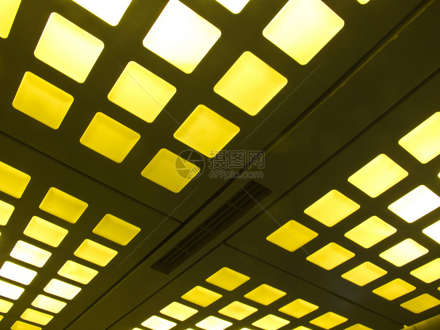 黄黄灯黄色长方形正方形纹理金属水平摄影屏幕图片
