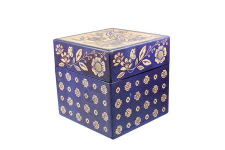 孤立的礼品盒展示立方体盒子背景图片