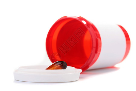 药片药剂师标签塑料棕色店铺药剂学处方红色瓶子药店背景图片