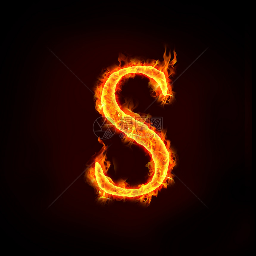 火灾字母表 S图片