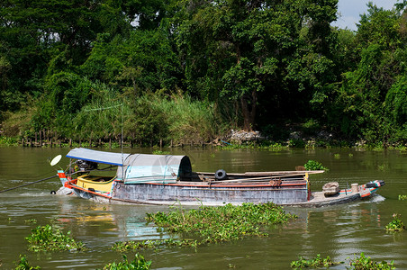 泰国装船河船高清图片