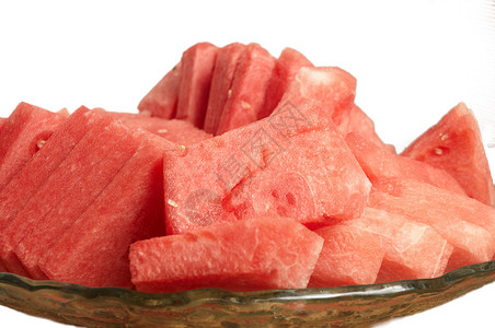 切西瓜果汁水果营养热带红色背景图片
