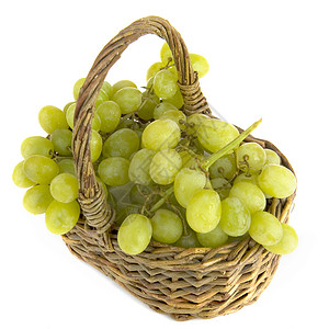 葡萄营养绿色饮食篮子水果背景图片