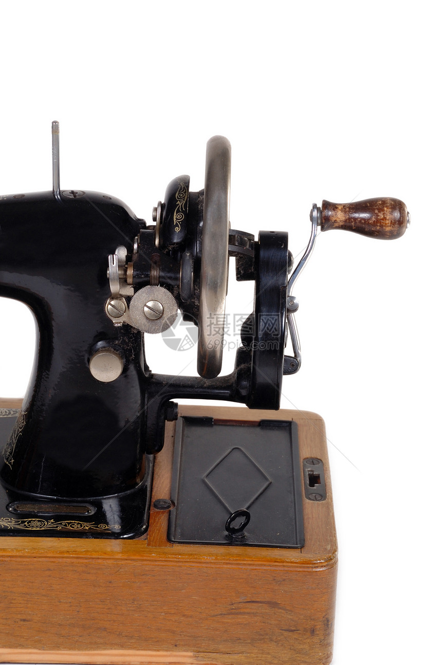 旧缝纫机维修工具工艺刺绣箱子针脚被子接缝工厂材料图片