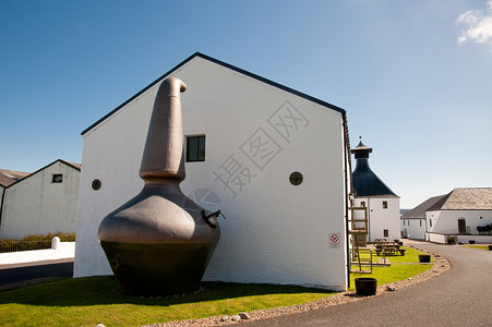 Ardbeg 蒸馏厂植物小岛酒厂商业工业工厂建筑学烈酒剧照高地背景图片