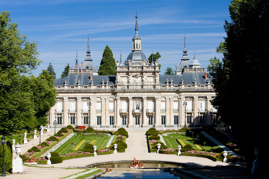 拉格拉尼亚德圣伊尔迪丰索 塞戈维亚省 卡斯蒂利亚和里昂建筑学旅行宫殿景点建筑世界外观历史性园艺花园图片