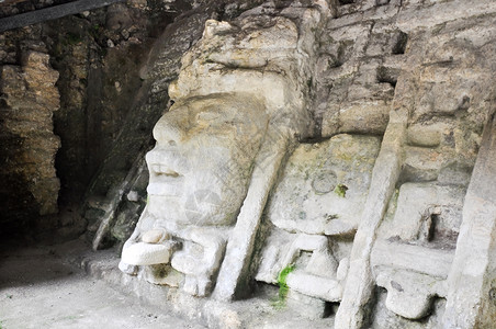玛雅石神背景图片