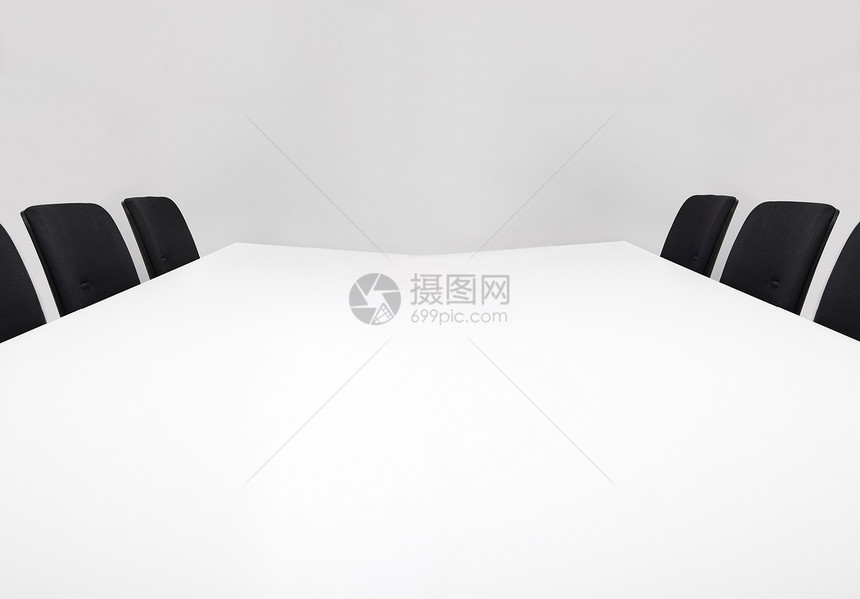 空会议室桌子演讲管理人员职场工作团体会议座位黑色插图图片