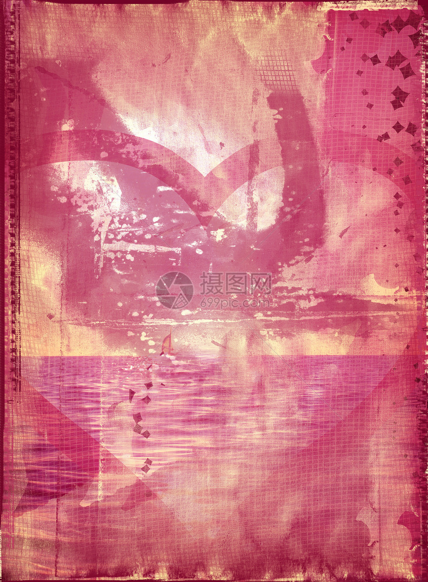 垃圾背景粮食插图紫色拼贴画线条噪音墙纸粉色划痕图片