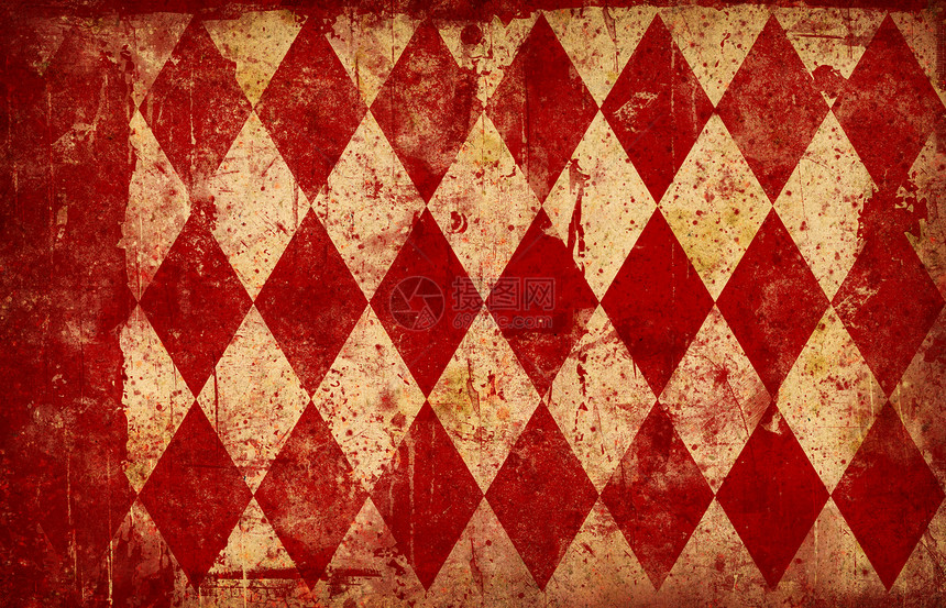 Retro 风格纸张背景拼贴画墙纸噪音红色粮食划痕框架艺术插图边界图片