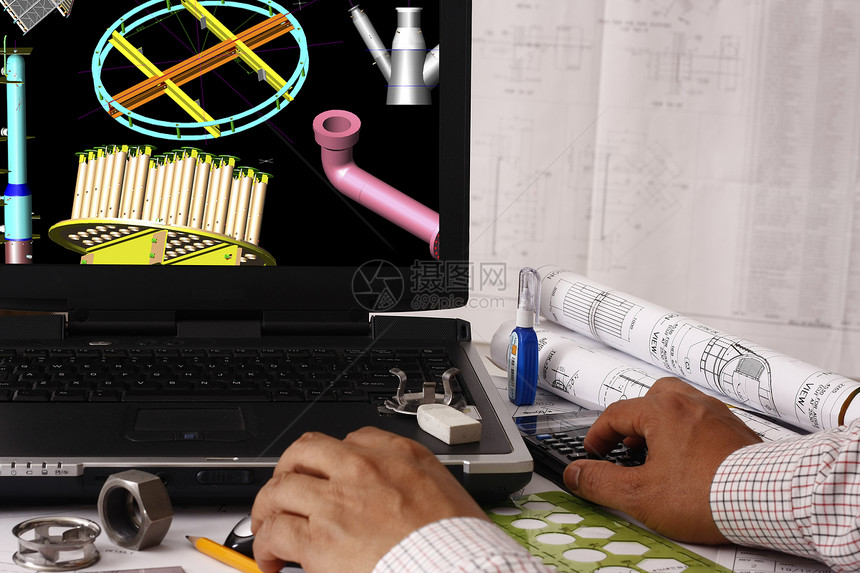 计算机辅助设计项目建筑师技术橡皮绘图员机械工程天然气工程师铅笔图片