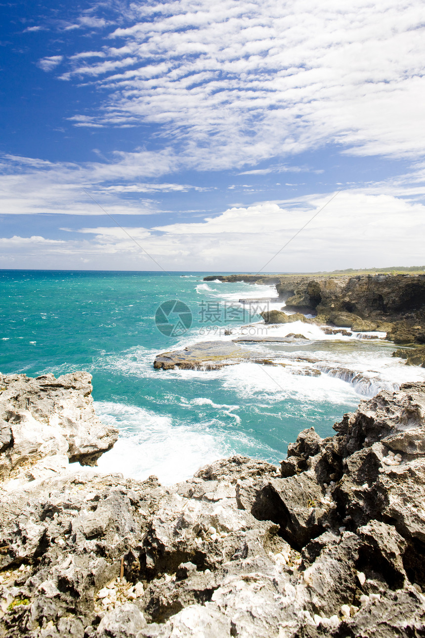 北点 巴巴多斯 加勒比风景世界海洋岩石岛屿外观旅行支撑悬崖孤独图片