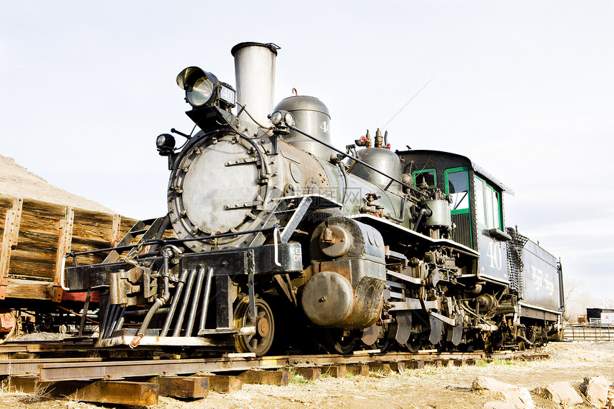 美国科罗拉多铁路博物馆的干机车世界运输博物馆蒸汽外观位置旅行铁路运输铁路图片