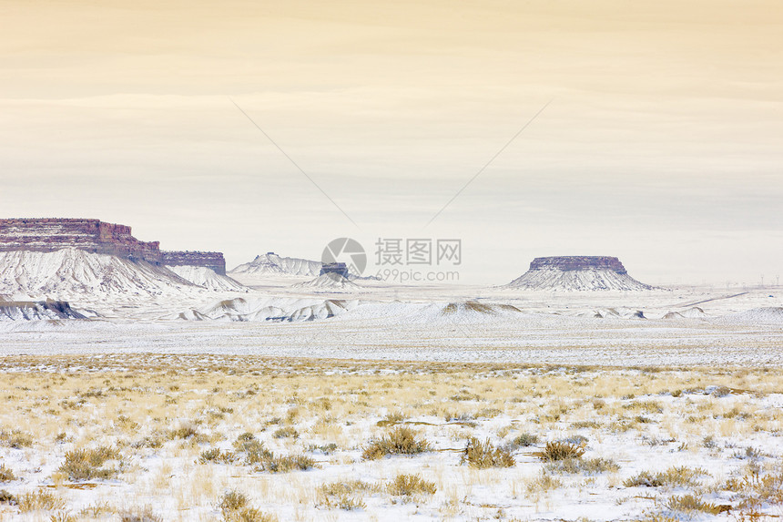 美国科罗拉多冬季风景岩层外观位置世界旅行岩石图片
