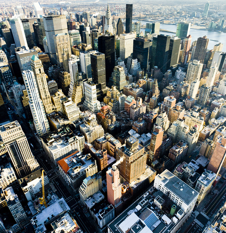 曼哈顿的风景 从帝国大厦 纽约市建筑位置城市世界建筑物摩天大楼建筑学旅行景观外观图片