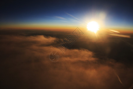 日落天空地平线太阳电影背景图片