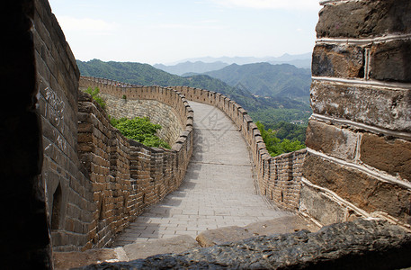 大墙旅游旅行山脉吸引力访问王朝背景图片