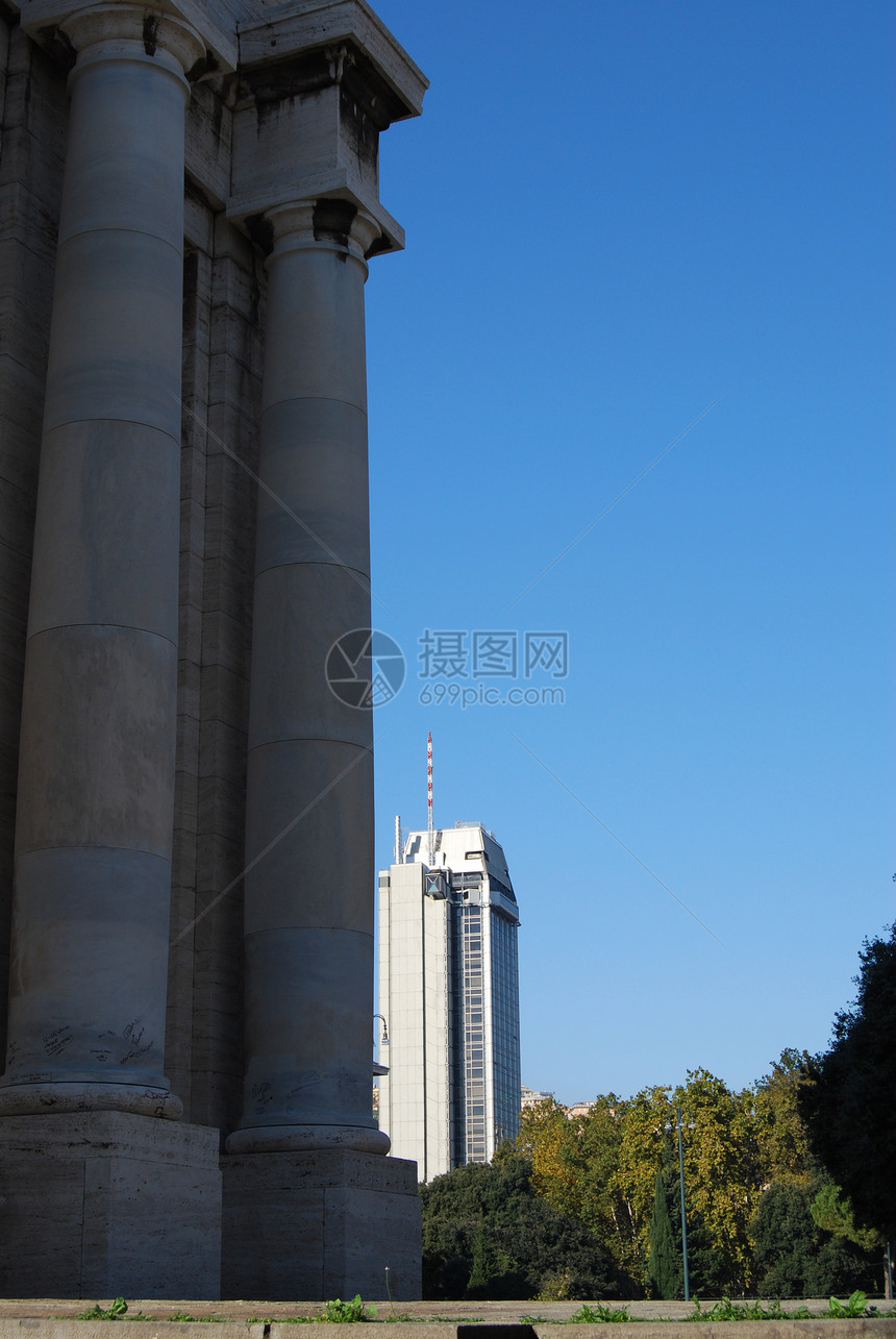 热热纳海滩房子船运喷泉历史教会渔夫摩天大楼中心长廊图片