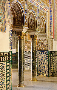 阿尔卡扎尔阿苏莱霍绿色的高清图片