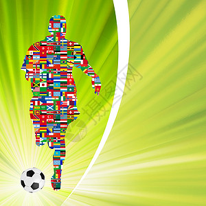 全球足球赛活动中的足球运动员 EPS 8互联网观众旗帜运动国家团队场地体育场男人男性背景图片