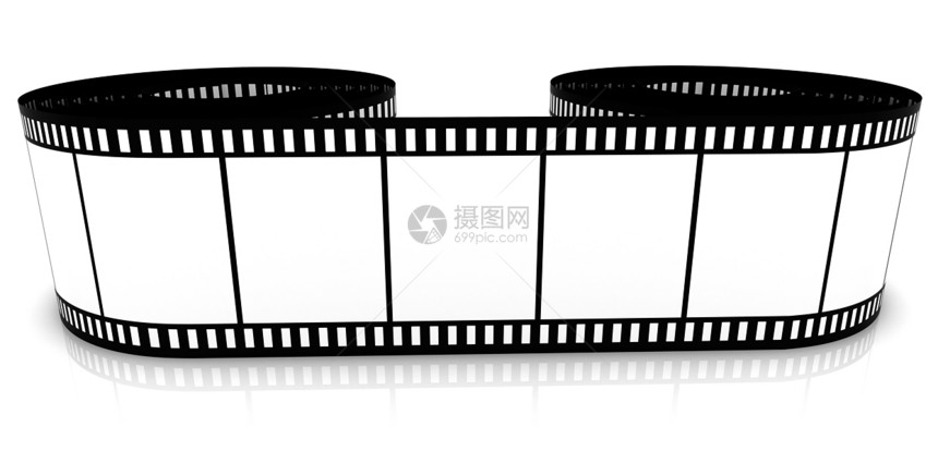 电影脱动画框架工作室相机拍摄视频反射边界黑色磁带图片