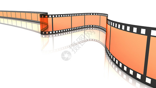 彩色3D空白薄膜工作室磁带拍摄卷轴动画电影链轮娱乐黑色投影背景图片