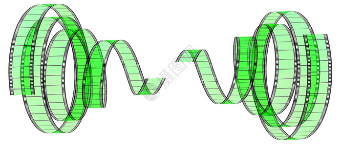 两部3D电影片段 滚到中央摄影边界黑色链轮相机胶卷投影动画绿色陷害背景图片