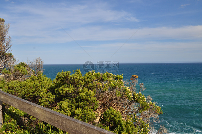 美丽的蓝大洋浪潮 澳大利亚地标公园石灰石吸引力日落冲浪侵蚀编队石头海岸线图片