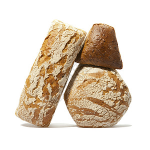 一块面包影棚作品食物对象美食家健康饮食谷物背景图片