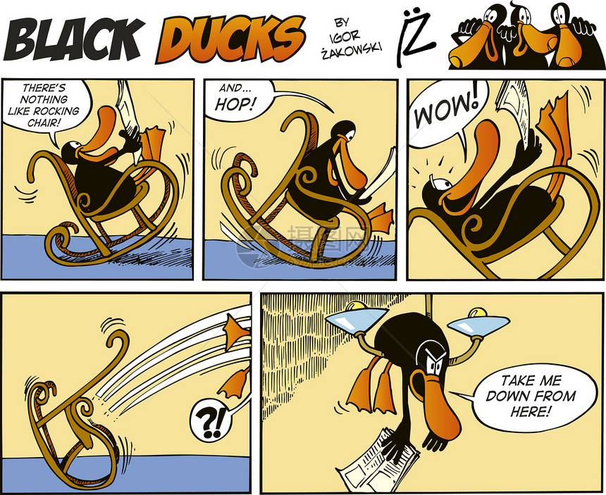 黑鸭漫画第2集图片