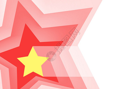 恒星背景白色星星节日阴影框架红色横幅黄色插图背景图片