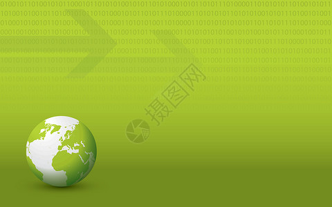 绿色商业环球背景背景图片
