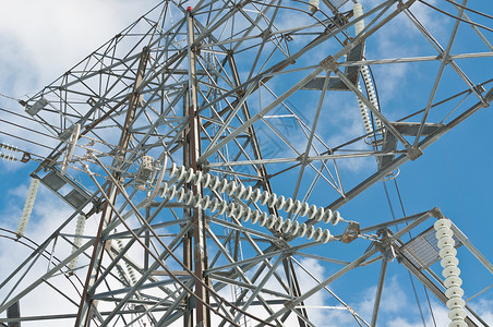 输电塔电流平隆线路电气水平力量活力电力电能电线输送能量背景图片