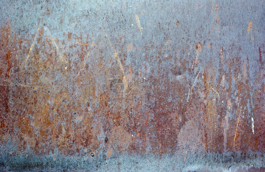彩色黑铁背景乡村腐蚀盘子墙纸划痕材料宏观衰变金属框架图片