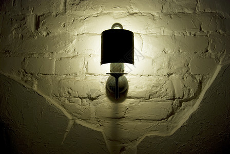 灯光模糊的墙灯照片阴影牛仔布愁云房间灰色神秘化灯笼石头艺术背景图片