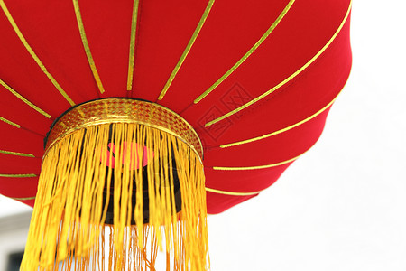 红色灯笼运气庆典文化对联篮子繁荣背景图片