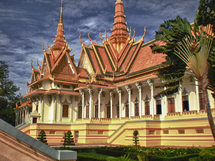 柬埔寨金边附近的寺庙图片