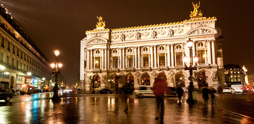 巴黎大歌剧院宫殿音乐会画廊门厅历史性歌剧反射枝形地标旅行图片