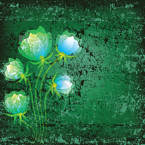 抽象花纹插图玫瑰叶子植物曲线作品滚动卡通片艺术圆圈绘画背景图片