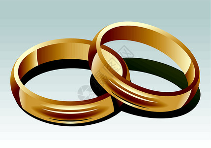 珠宝鉴定师白色背景的结婚戒指 矢量说明设计图片
