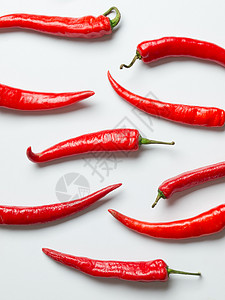 红色辣椒白色食物香料味道蔬菜背景图片