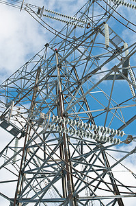输电塔电流平隆电能电网水平线路能量输送电气照片传输活力背景图片