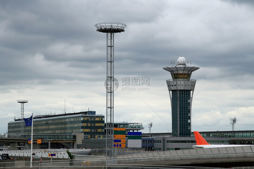 控制塔航空空气运输国际飞机场商业多云建筑学飞机雷达图片