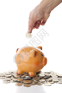 养猪银行会计投资者安全账单货币信用钱盒经济投资收益图片素材