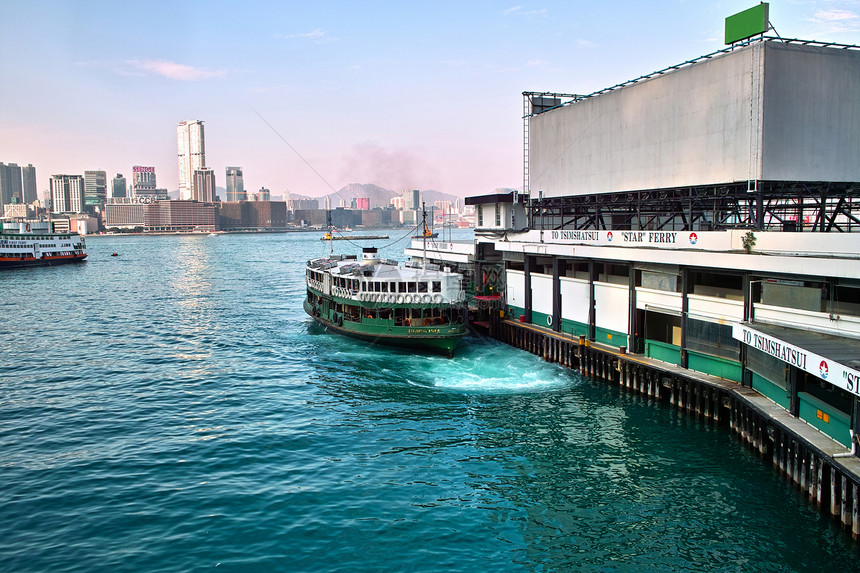 香港轮渡海洋旅游港口天空旅行码头商业渡船地标图片