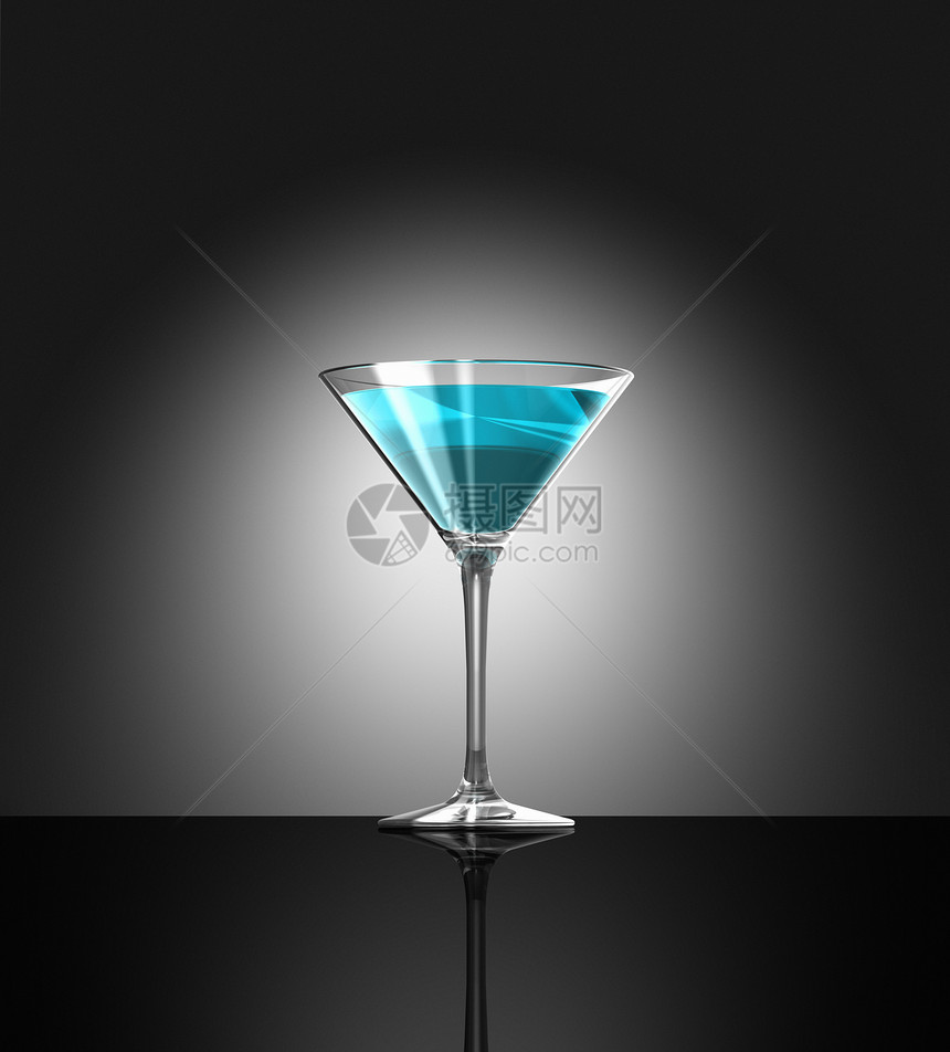 鸡尾玻璃杯计算机插图蓝色酒精透明度乐趣休息室饮食饮料图形图片