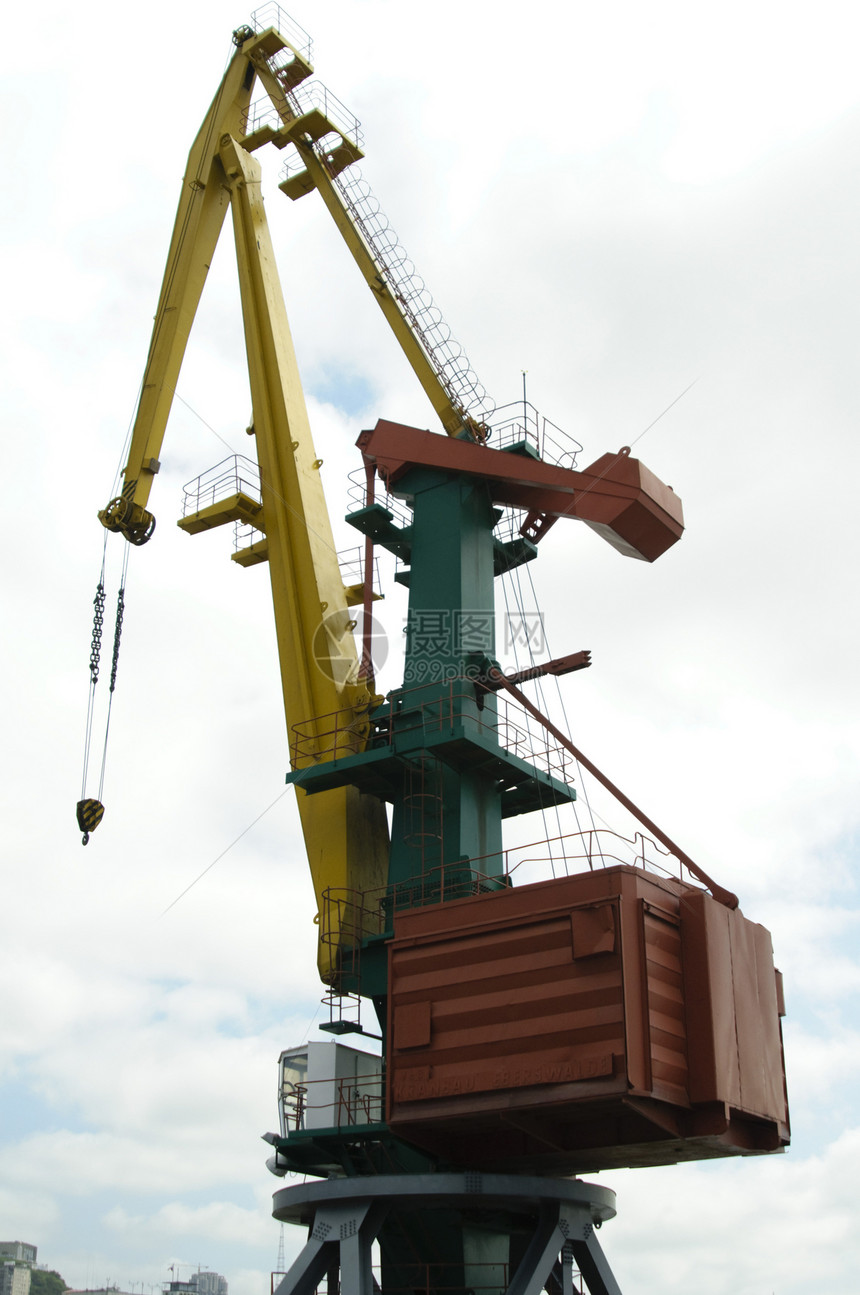 起重机运输电梯城市码头货物起重港口设备图片
